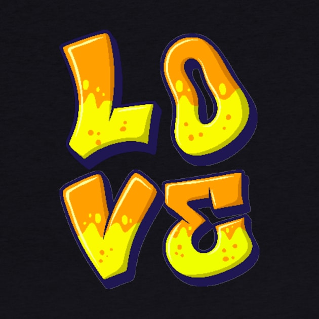 GRAFFITI STYLE LOVE SET DESIGN by The C.O.B. Store